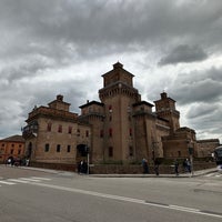 Photo taken at Castello Estense by Steven E. on 5/18/2023