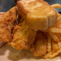 Photo taken at Raising Cane&#39;s Chicken Fingers by Amy B. on 9/21/2012