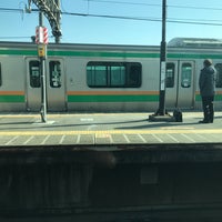 Photo taken at Koga Station by U a. on 2/9/2018
