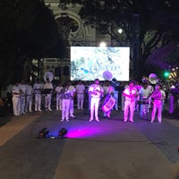 Photo taken at Plaza 25 de Mayo by Joel F. on 3/18/2018