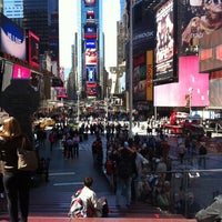 Photo taken at Red Stairs Times Square by Itir G. on 5/1/2013