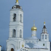 Photo taken at Храм Дмитрия Солунского by Dmitry A. on 1/7/2016
