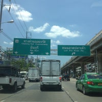 Photo taken at Lat Pla Khao Interscetion Bridge by thummanoon k. on 6/1/2013