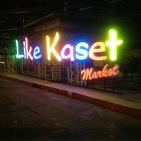 Photo taken at Like! Kaset Market by thummanoon k. on 4/10/2013