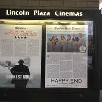 Photo taken at Lincoln Plaza Cinemas by Caitlin C. on 1/28/2018