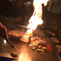 Photo taken at Musashi&amp;#39;s Japanese Steakhouse by Caitlin C. on 1/1/2018