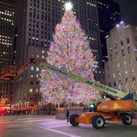 Photo taken at Rockefeller Center Christmas Tree by Caitlin C. on 1/13/2024