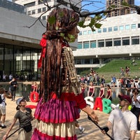 Photo taken at Josie Robertson Plaza (Lincoln Center Plaza) by Caitlin C. on 9/17/2022