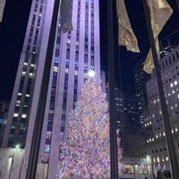 Photo taken at Rockefeller Center Christmas Tree by Caitlin C. on 1/6/2024