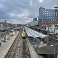 Photo taken at Freiburg (Breisgau) Hauptbahnhof by M-Berat B. on 2/19/2024