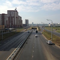 Photo taken at Надземный переход на Чистополькой by Ramil K. on 7/8/2013