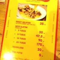 Warung Sate Klatak Mas Tanto Comfort Food Restaurant