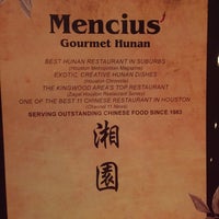 Photo taken at Mencius Gourmet Hunan by Willie F. on 11/17/2016