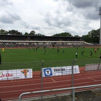 Photo taken at Mommsenstadion by Maurice L. on 8/22/2020