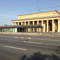 Photo taken at Остановка «Кировский Завод» by Леся🌸 Б. on 6/1/2013