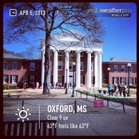 Photo taken at Lyceum - University of Mississippi by Gregory R. on 4/5/2013