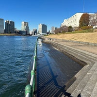 Photo taken at Etchujima Park by ハル on 12/22/2023