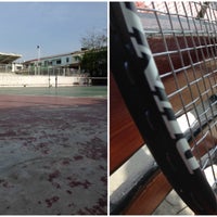 Photo taken at Tennis Court by Independencer H. on 4/13/2013