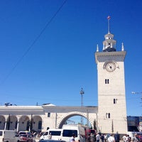 Photo taken at Железнодорожный вокзал «Симферополь» / Simferopol Railway Station by Masha G. on 5/8/2013