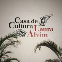Photo taken at Casa de Cultura Laura Alvim by Juliana P. on 9/21/2017