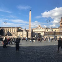 Photo taken at Piazza del Popolo by Joanna V. on 2/4/2018
