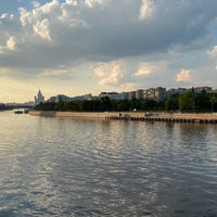 Photo taken at Причал «Новоспасский мост» by Denis T. on 6/7/2020
