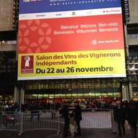 Photo taken at Salon des Vins des Vignerons Indépendants by Corinne L. on 11/24/2012