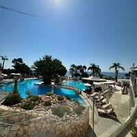 Photo taken at Mediterranean Beach Hotel by Berna on 9/20/2023