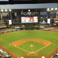 Photo taken at Chase Field by Betty I. on 4/27/2013