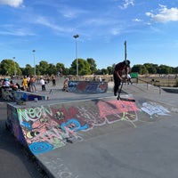 Photo taken at Clapham Common Skatepark by Bennet H. on 7/16/2022