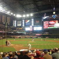Photo taken at Chase Field by Stephanie L. on 5/12/2013