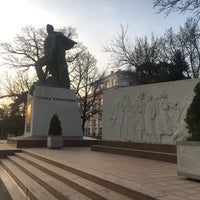 Photo taken at Монумент Советским воинам освободителям Краснодара by Диана Е. on 3/28/2018