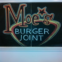 Photo taken at Moe&amp;#39;s Burger Joint by Rodney H. on 3/14/2014