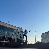 Photo taken at Halytska Square by Darina G. on 8/4/2021
