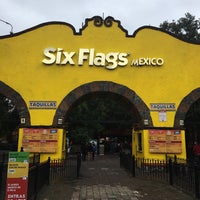 Photo taken at Six Flags México by Sergio E. on 7/9/2017