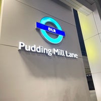 Photo taken at Pudding Mill Lane DLR Station by Briggi M. on 2/18/2024
