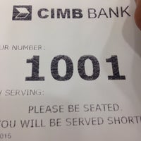 Cimb Bank In Bangsar Photo Taken At Cimb Bank By Joe On 9 3 2017