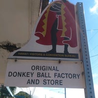 Photo taken at Donkey Balls Original Factory and Store by Bill S. on 12/8/2019