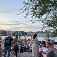 Photo taken at Badeschiff Berlin by Alessia M. on 7/29/2022