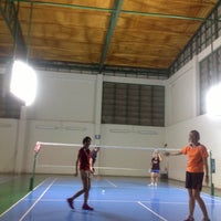 Photo taken at Badminton Court แจ้งวัฒนะ 12 by Chalermchai S. on 5/10/2013