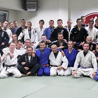 Photo taken at Gracie Barra Poznan - bjj &amp;amp; martial arts academy by Jakub &amp;quot;J&amp;quot; P. on 2/13/2013
