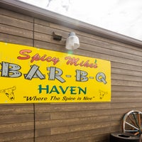 Photo taken at Spicy Mike&amp;#39;s Bar-B-Q Haven by Spicy Mike&amp;#39;s Bar-B-Q Haven on 4/4/2018