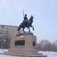 Photo taken at Памятник «Оренбургскому Казачеству» by Владимир Р. on 2/22/2013