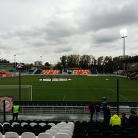 Photo taken at Стадион «Уралмаш» by Anton K. on 9/24/2017