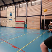 Photo taken at sporthal horst by Bart K. on 12/4/2018