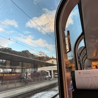 Photo taken at Bahnhof Pontresina by Mikhail P. on 11/24/2023