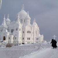 Photo taken at Богоявленский мужской монастырь by Elina B. on 1/16/2014