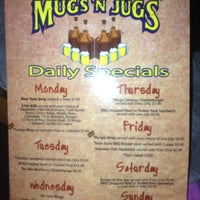 Photo taken at Mugs &amp;#39;N Jugs Sports Bar and Grill by Saralynne A. on 2/13/2013