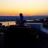 Photo taken at Soho House Roof Top by Hülya K. on 9/15/2019
