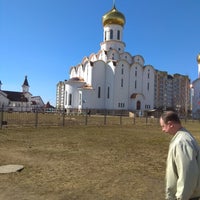 Photo taken at Храм в честь Архистратига Михаила by Mikalai H. on 4/8/2018